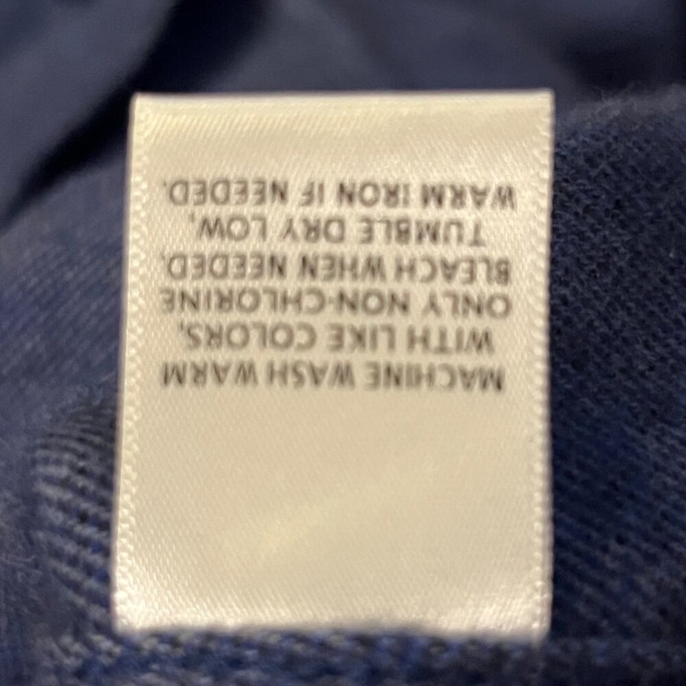 Roundtree & Yorke 4XB Portuguese Flannel Shirt Navy Blue Button Down NEW - Picture 8 of 16